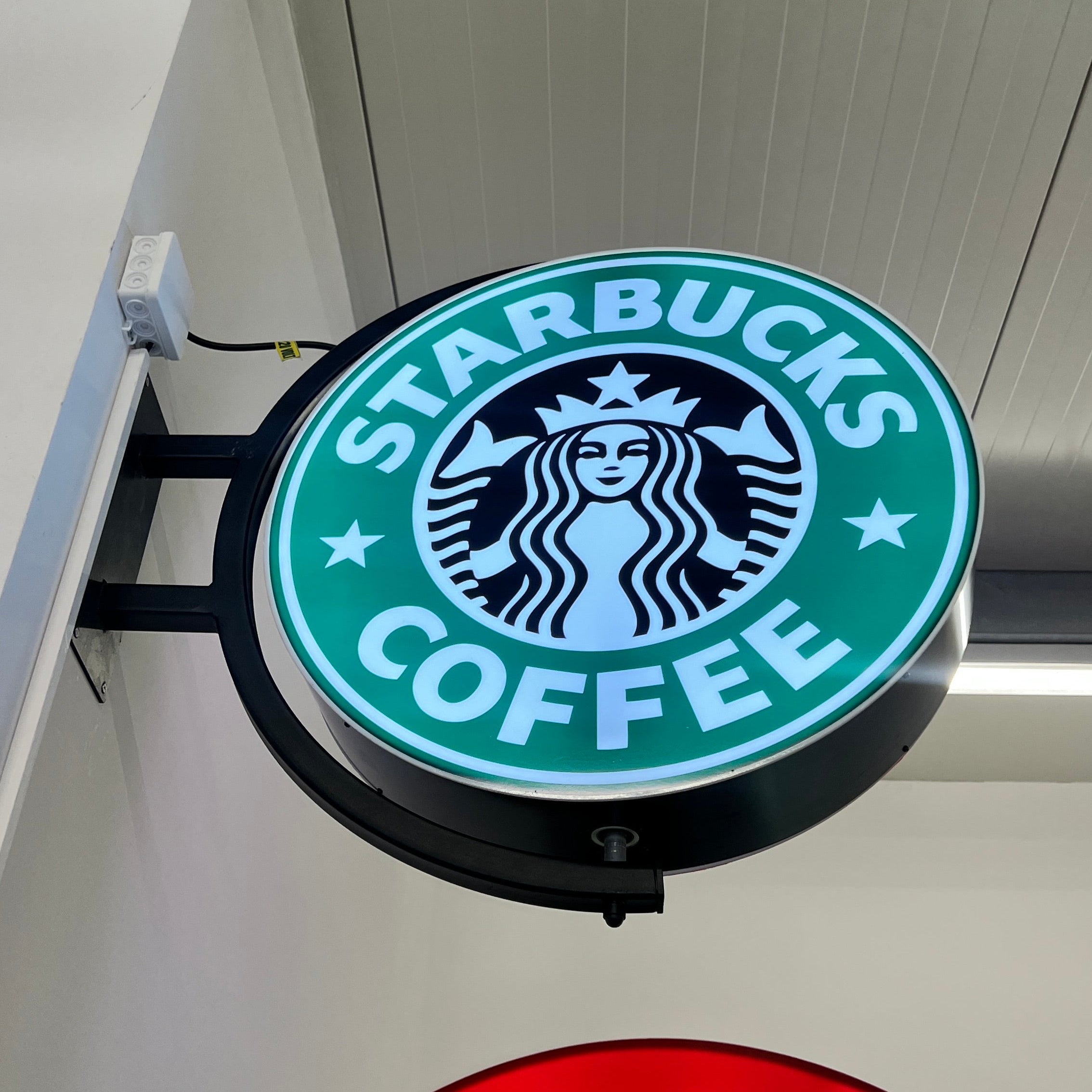 Nasenschild 60x60 cm leuchtkasten drehend 